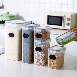 New Arrival PP Fresh-keeping <b>Box</b> sealed Jar Refrigerator <b>Kitchen</b> Food Jar Grain <b>Storage</b> Jar Snack <b>Storage</b> Set - Product Image 1
