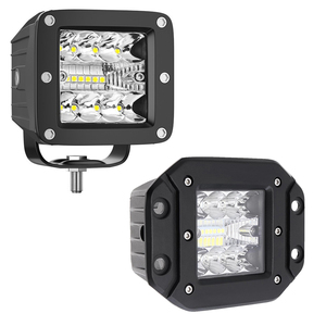 4.8Inch 12V 24V Off-Road Flush Núi <span class=keywords><strong>Led</strong></span> Vỏ Vuông Lái Xe Ánh Sáng Đèn Sương Mù 20W Làm Việc Ánh Sáng Sương Mù Ánh Sáng Cho Xe SUV ATV Xe Tải - Product Image 1