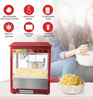 Máquina de Palomitas de Maíz Comercial de Alta Eficiencia, Máquina Eléctrica para Hacer Palomitas de Maíz de Gran Venta