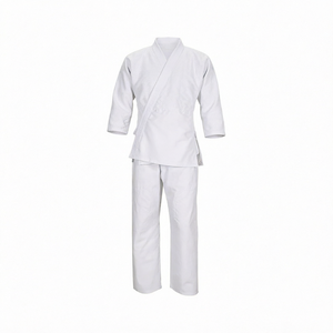 Kimono de BJJ blanc, uniforme de karaté, qualité supérieure, Shoyorol BJJ Gi V2 Fighter, Jiu-Jitsu brésilien, 100% coton, léger - Product Image 6