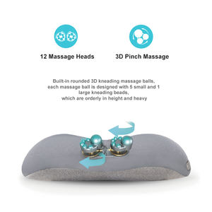 2022 elektrische tragbare bequeme Hals Shiatsu Entspannung Massage kissen - Product Image 4