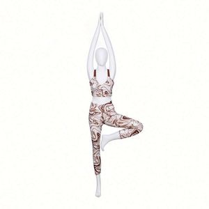 Dropshipping Fitness Wear Yoga Clothing Flare 2 Piece Set Beautiful Yoga 2 Pcs Gym Set Streamline Yoga Clothes
