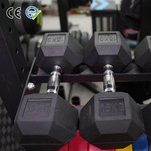 VIGFIT Attrezzatura per Sollevamento <span class=keywords><strong>Pesi</strong></span> e Fitness, <span class=keywords><strong>Manubri</strong></span> in Acciaio Confortevoli per Uso Domestico, Peso 2.5-50Kg, <span class=keywords><strong>Manubri</strong></span> da <span class=keywords><strong>Palestra</strong></span> - Product Image 1