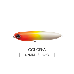 Señuelo de Pesca Flotante Tipo Lápiz, 67mm 7.2g, para Pesca de Lubina, Señuelos de Agua Dulce, Stickbaits, Cronuts - Product Image 3