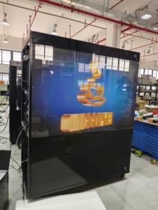 EXPOCCINO Distributeur automatique de café futuriste et machine publicitaire LED avec fonction SDK, refroidissement thermoélectrique, capacité personnalisable - Product Image 5