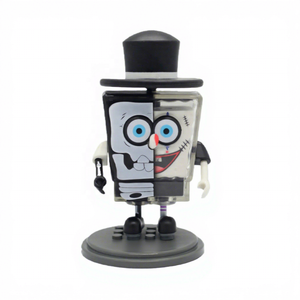 Figurines de dessins animés en noir et <span class=keywords><strong>blanc</strong></span>, série Joker, jouets en PVC de 10 cm, boîte mystère - Product Image 2