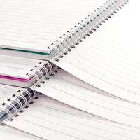 Promoción regalo impresión diario Cahiers semanal Tapa dura diario A5 Agenda espiral diario planificador cuaderno espiral cuaderno