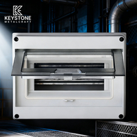 Boîtier de distribution électrique KEYSTONE KSHT IP65 étanche pour intérieur, 5 voies, MCB, ABS+PC, avec 30A 400V et verrouillage supplémentaire