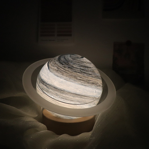 Lampe intelligente 3D à LED avec Base, interrupteur tactile, veilleuse en verre, Style populaire, veilleuse pour enfants - Product Image 4