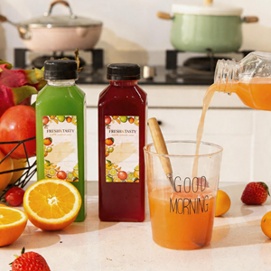 Botellas de Plástico de 16 oz con Tapa de Rosca, Envases para Bebidas, Botella de Agua de 480 ml para Jugos, Smoothies, Té, Leche - Product Image 4