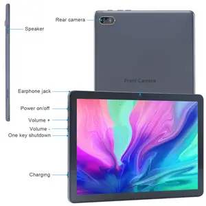 Tablet Octa Core Android 11, Baru 4G LTE Memanggil 1280X800 HD Display 5000MAh Kamera Ganda WiFi 32GB Penyimpanan Tablet Pc