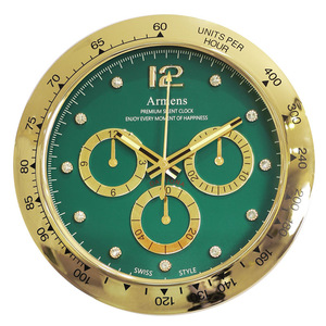 Armens Wall <b>Clock</b> 39cm Round Silent <b>Mechanical</b> Battery Powered Swiss Style Living Room Decor - Product Image 5