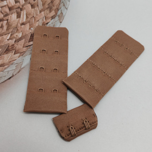 Bande de crochets et œillets pour vêtements, accessoires personnalisés pour sous-vêtements, bande de crochets d'extension de soutien-gorge 28 mm 4 rangées, utilisée pour la lingerie de luxe - Product Image 2