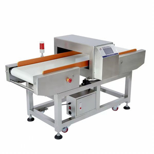 Détecteur de métaux à bande transporteuse de qualité alimentaire commerciale, système de détection de métaux industriel pour usine - Product Image 1