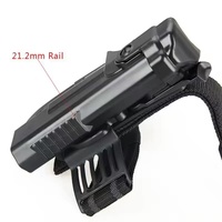 G17 Holster avec plaque de pression inférieure QLS Quick Release System Leg Adaptor Belt Nylon & hunting Accessories