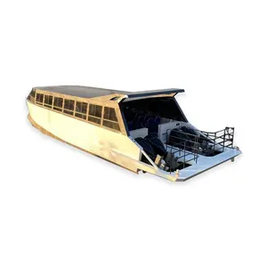 Barco de pasajeros de aluminio de 15m y 50 asientos con motor intraborda, transbordadores, a la venta barcos a motor, catamarán