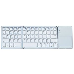 Xách Tay Siêu Mỏng Không Dây Mini Ba Lần Màu Xanh-Răng Bàn Phím Di Động Máy Tính Bảng Văn Phòng Phổ Cảm Ứng Pad - Product Image 3