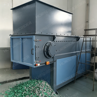 Broyeur à un seul arbre à haute efficacité, lames remplaçables pour usine de recyclage du plastique