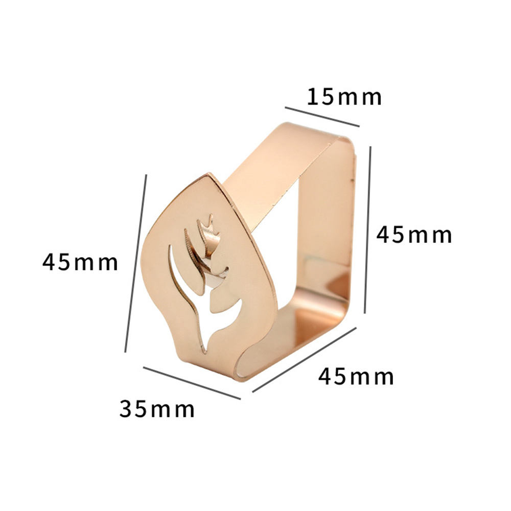 Gold rose leaf type M