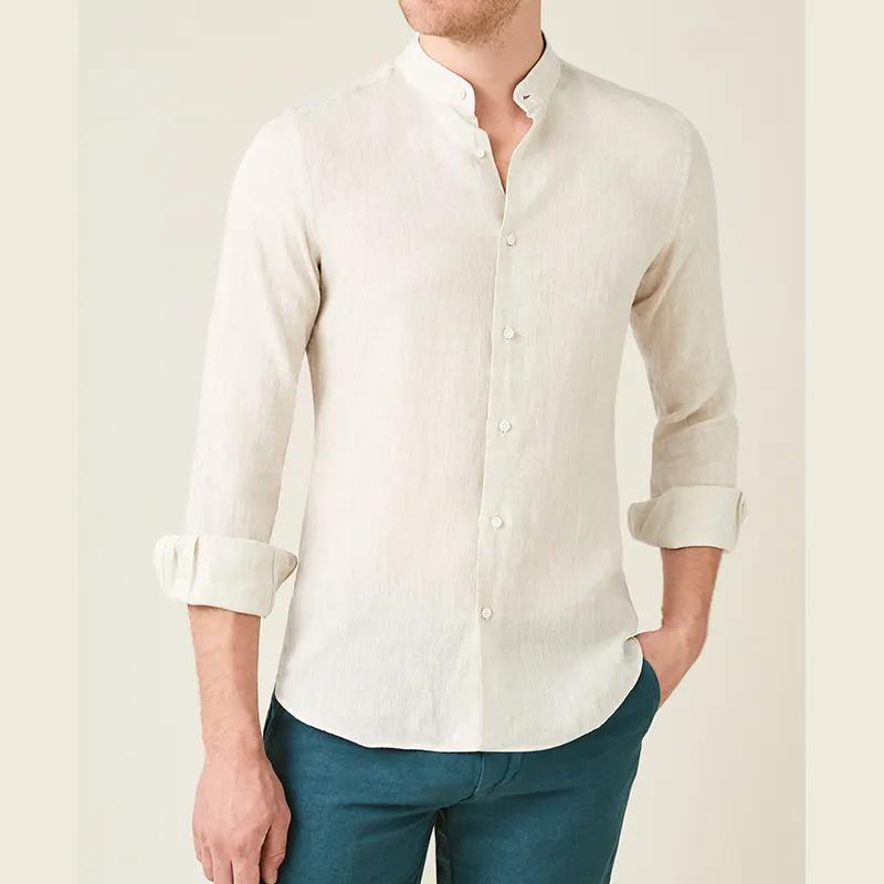 Venta al por mayor de moda contraste Empalme en blanco primavera completo, manga multi colores hombres camisas de vestir nueva marca casual fábrica camisas para hombre/