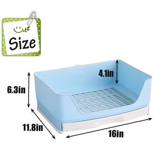 Grands lapins lapin pot coin formation <span class=keywords><strong>bac</strong></span> à litière toilette avec tiroir pour Hamster cochon d'inde lapin <span class=keywords><strong>furet</strong></span> - Product Image 6