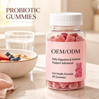 Soutien du microbiome pour l'équilibre digestif avec des gommes probiotiques à base de Lactobacillus