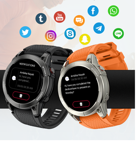 Montre intelligente S53 GPS, écran tactile de 1,43 pouce, suivi de la forme physique, BT5.3, Reloj Inteligente, 400 mAh, plusieurs langues, montre intelligente de sport - Product Image 6