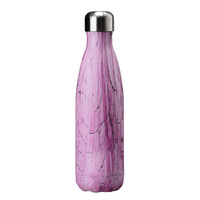 Botellas de agua personalizadas, termo de café con aislamiento al vacío, doble pared, barata