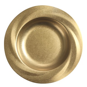 Retro Stainless Steel Plate Industrial Style Round Shallow Dish For Salad Pasta Serving - Product Image 4