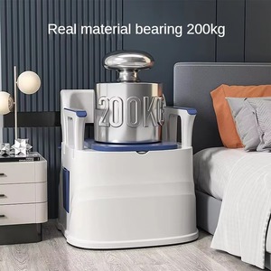 OLF High Quality Height Adjustable Folding Toilet <b>Chair</b> Commode <b>Chair</b>, With 2 in 1 Commode Pot - Product Image 4