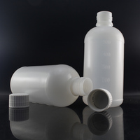 Vide En Plastique 500ml flacons de Polyéthylène Haute Densité Laboratoire Réactif Chimique Liquide Conteneur De Stockage