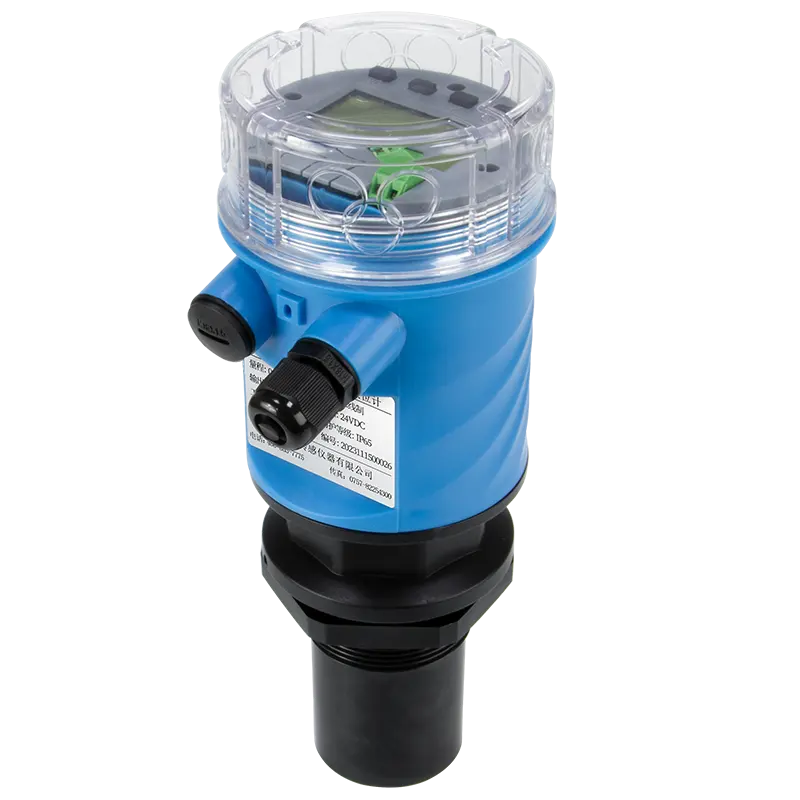 Industrielles Abwasser RS485 4-20mA Relais ausgang integriert Berührungs loser Ultraschall-Wasserstands mess sensor für Flüsse