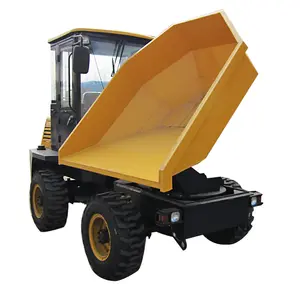 New design 1 t hydraulic piston container FCY30 50HP dump truck 4x4 mini dumper for small mining works with CE certificate