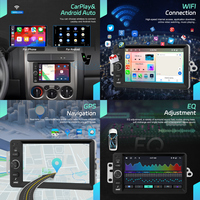 Hikity Radio mobil Android 7 inci, karplay nirkabel 6 + 128G/4 + 64G Untuk Chevrolet GMC Hummer Buick Android Auto WiFi GPS Audio mobil OEM
