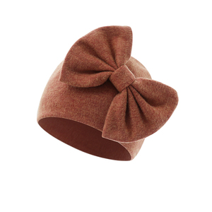 <span class=keywords><strong>Gorro</strong></span> de punto cálido para <span class=keywords><strong>invierno</strong></span> con lazo, <span class=keywords><strong>gorro</strong></span> de color liso para recién nacidos de 0 a 6 meses - Product Image 4