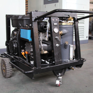 Compresseur d'air rotatif à vis portable à essence APCOM 18HP 40CFM 1m³/min 13Bar haute pression - Product Image 4