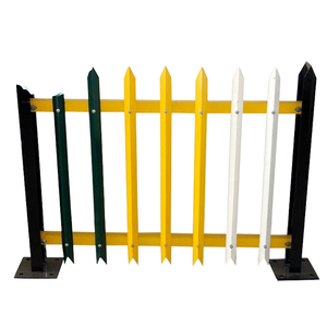 Valla de Seguridad de Acero Entrelazado de Alta Resistencia <span class=keywords><strong>con</strong></span> Puntas Triangulares de 6 pies/1.8 m de Altura <span class=keywords><strong>con</strong></span> Recubrimiento en Polvo - Product Image 1