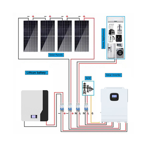 High Efficiency All in One <b>48V</b> Lithium <b>Battery</b> 10-20Kw Solar Board Home Energy Power Storage System off Grid CAN - Product Image 3