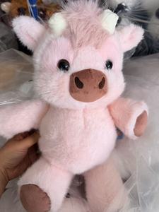 Jouets en peluche mignons Su Gao DiNiu Vache et Taureau à poils longs, poupée de simulation, oreiller rembourré en coton PP, ornement de canapé - Product Image 5