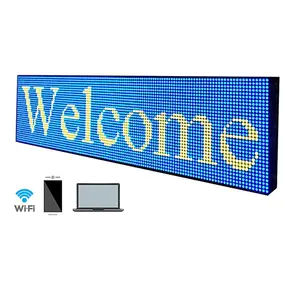 Programable Scrolling Led Moving Message Sign Full Color Customized P10 Led Display Outdoor Sign Dot Matrix Led Display Screen