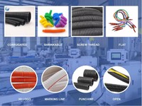 Extrudeuse en PVC faisant la machine d'extrusion de plastique Tuyau électrique avec câble métallique