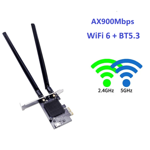Fabricant professionnel <span class=keywords><strong>PCIE</strong></span> AX900 <span class=keywords><strong>WiFi</strong></span> <span class=keywords><strong>6</strong></span> Blue Tooth 5.3 carte réseau sans fil <span class=keywords><strong>PCIe</strong></span> pour adaptateur <span class=keywords><strong>WiFi</strong></span> PC de bureau - Product Image 4