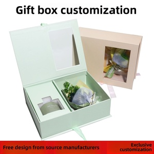 Custom High-End Paperboard Gift <b>Box</b> Eternal Flower Perfume <b>Box</b> for Mother's Day Minimum Order 50pcs Wholesale Stamping Folder - Product Image 3