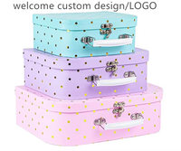 Boîte cadeau en carton réutilisable avec logo personnalisé, boîte de rangement pour jouets de poupée pour enfants, emballage en papier