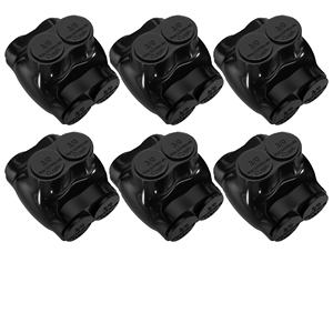 Pré Isolados Wire Tap Connector Dual Entry Alumínio Block <span class=keywords><strong>2</strong></span> Port Cable Splice Connector para condutores de alumínio cobre - Product Image 2