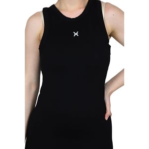 Uwp24017ve abito di moda nero per le donne XL stile coreano lussuosa manica a sbuffo Logo personalizzato modello solido per feste speciali - Product Image 5