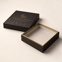 Boîte cadeau rigide personnalisée en deux parties pour bijoux, cosmétiques et emballages de parfums