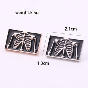 Оптовые продажи: популярные металлические эмалированные значки-броши с анатомическими органами (сердце, почки, легкие) для подарков - Product Image 4