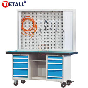 <span class=keywords><strong>Atelier</strong></span> mobile robuste <span class=keywords><strong>pliable</strong></span>, établi de travail industriel, armoire à outils - Product Image 6