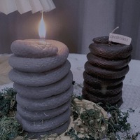 Halloween Snake Candle Dekorative ästhetische Kerzen Horror Goth Room Decor Schlangen förmige Kerzen